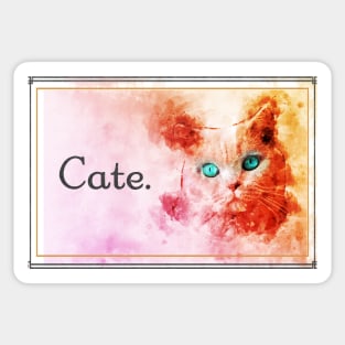 Cate. Sticker